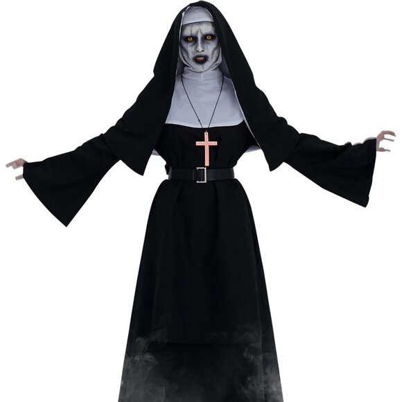 No Brand Dresses & Skirts - The Nun Costume for Women Nun Dress Halloween Cosplay for Men Nun Costume